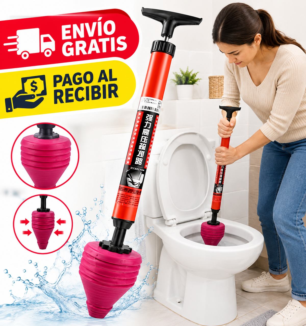 Destapador de Cañerías de alta presión