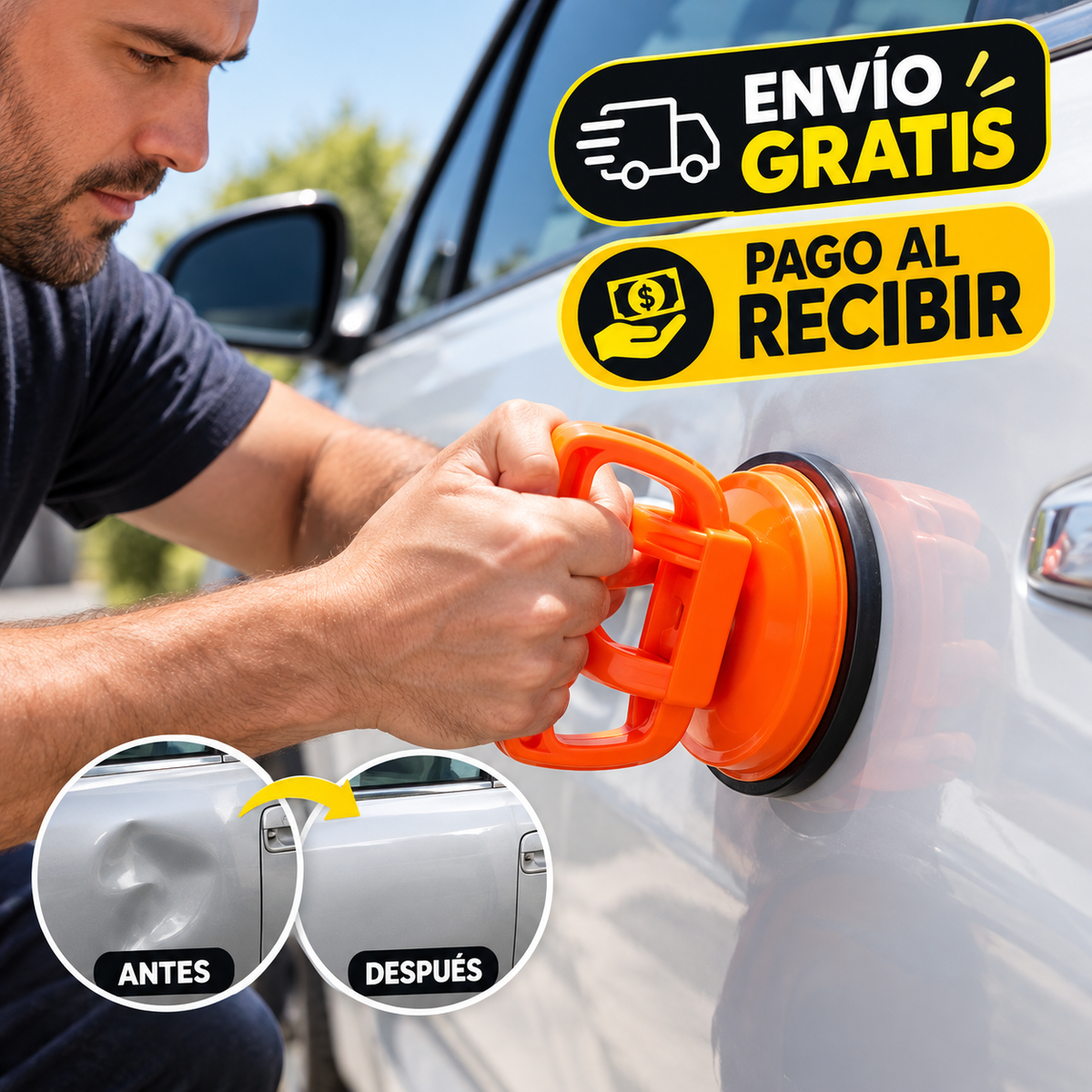 Ventosa para abolladuras de autos
