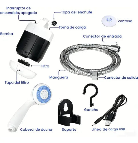 Ducha Eléctrica Portátil