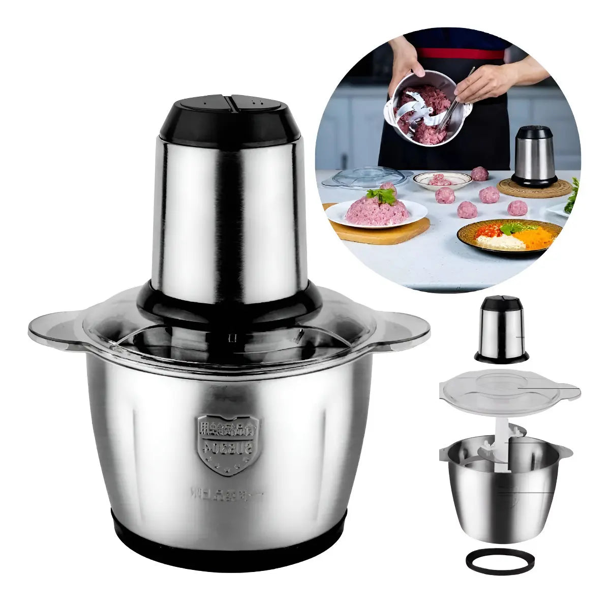 Picadora de alimentos PicaMax™ + AFILADOR DE REGALO
